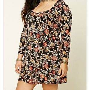 Forever 21 Plus Size Ornate Print Romper
